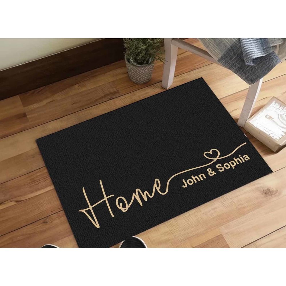 Custom Name Doormat, Housewarming Gift, Wedding Gift, Closing Gift